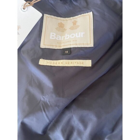 Barbour Navy Quilted Vest - Picture 5 of 7